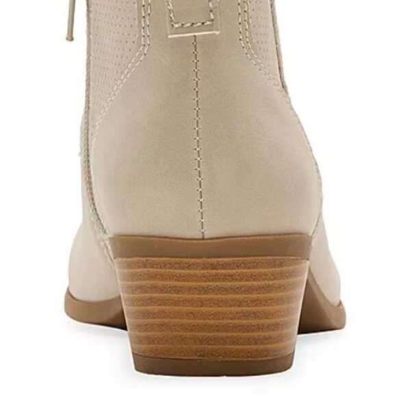 Arizona Jean Co Women’s Lambay Stacked Heel Booties Stone Sz 8.5 M MSRP $65 - Picture 3 of 6